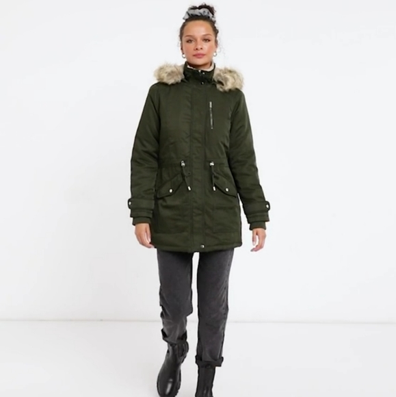 NWT ASOS | $125 Winter Hooded Parka - Picture 2 of 9